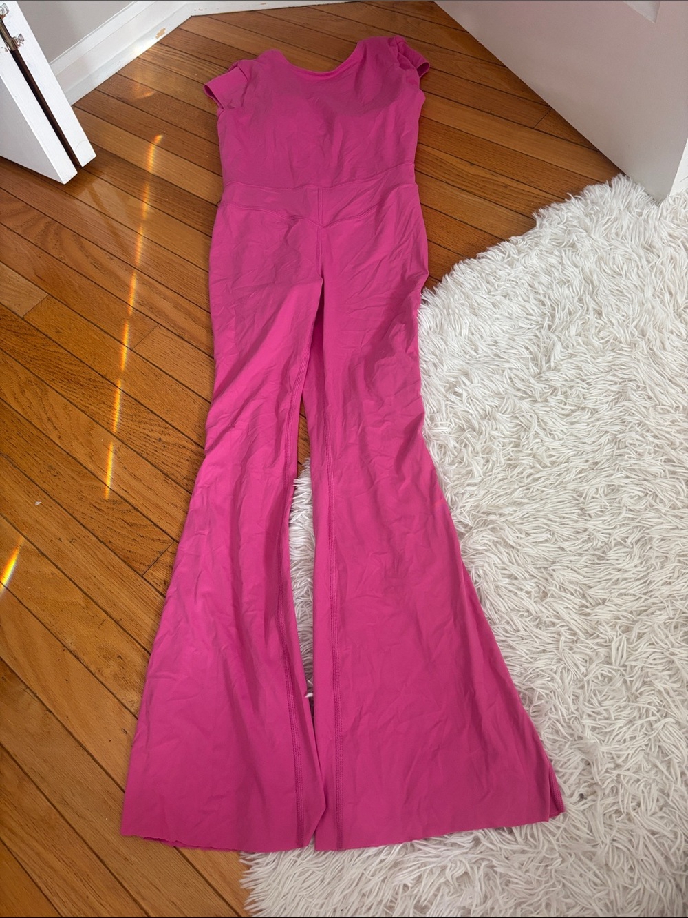Women's Pink Wide-Leg Jumpsuit